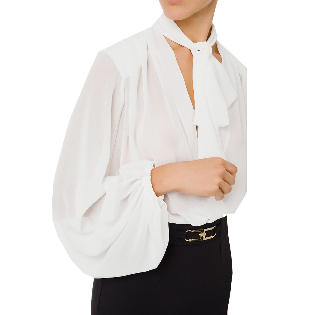 Camicia body bianca elisabetta franchi hotsell